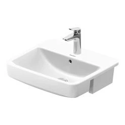 Duravit No.1 550mm 1TH Semi Recessed Basin - 03765500002