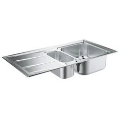 Grohe K400+ 1.5 Bowl Stainless Steel Kitchen Sink - 31569SD0