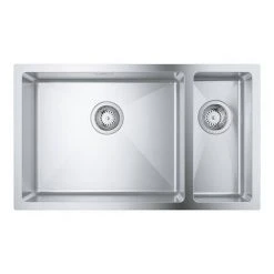 Grohe K700 1.5 Bowl Undermount Stainless Steel Kitchen Sink - 31575SD1 -Victorian Plumbing Store 31575SD1 D1 460