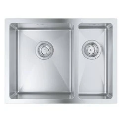 Grohe K700 1.5 Bowl Stainless Steel Kitchen Sink - 31577SD1 -Victorian Plumbing Store 31577SD1 D2 460