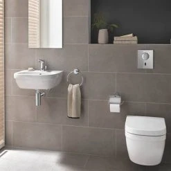 Grohe Euro Ceramic 450mm 1TH Wall Hung Basin - 39324000 -Victorian Plumbing Store 39324000 D2 460