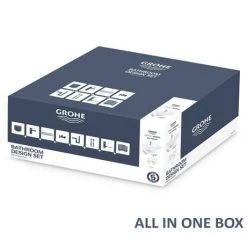 Grohe Bau Ceramic 600mm Complete Basin Package (Tap + waste included) -Victorian Plumbing Store 39472000 nd5 460