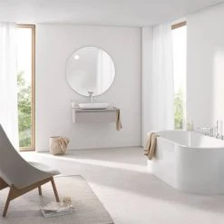 Grohe Essence 600mm Counter Top Basin - 3960800H -Victorian Plumbing Store 3960800H D2 460