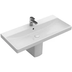 Villeroy and Boch Avento 1TH Basin + Semi Pedestal