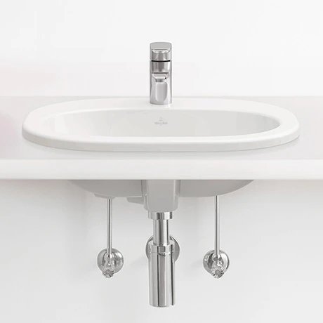 Villeroy and Boch O.novo 560 x 405mm 1TH Inset Basin - 41615601 1 Villeroy and Boch O.novo 560 x 405mm 1TH Inset Basin - 41615601