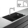 Hansgrohe C51-F635-09 1.5 Bowl Kitchen Sink & Tap Bundle - 43220000