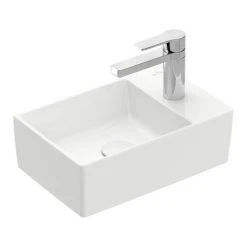 Villeroy and Boch Memento 2.0 400 x 260mm 1TH Wall Hung Basin -Victorian Plumbing Store 43234001 D4 460