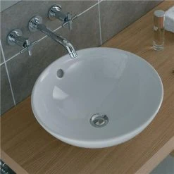 VitrA - Options 43cm Countertop Vanity Basin - 4324B003-0012 -Victorian Plumbing Store 4324 D2 375
