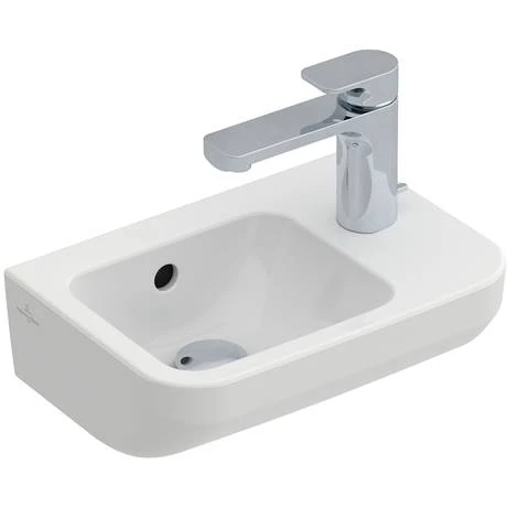 Villeroy and Boch Architectura 500 x 380mm 1TH Handwash Basin - 43735001 3 Villeroy and Boch Architectura 500 x 380mm 1TH Handwash Basin - 43735001 - Image 3