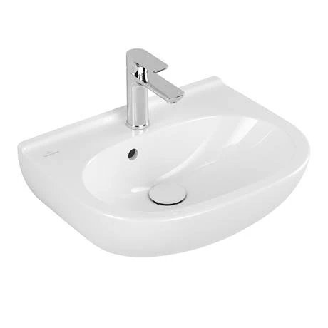 Villeroy and Boch O.novo 500 x 400mm 1TH Handwash Basin - 53605001 2 Villeroy and Boch O.novo 500 x 400mm 1TH Handwash Basin - 53605001 - Image 2