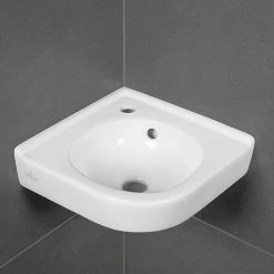 Villeroy and Boch O.novo 400 x 320mm 1TH Corner Handwash Basin - 73103201