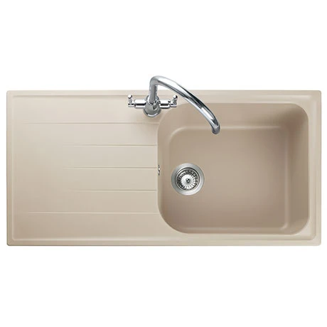 Rangemaster Amethyst 1000 x 500mm Igneous Stone 1.0 Bowl Inset Sink - AME1051SN 1 Rangemaster Amethyst 1000 x 500mm Igneous Stone 1.0 Bowl Inset Sink - AME1051SN