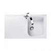 Rangemaster Amethyst 860 x 500mm Igneous Crystal White 1.0 Bowl Inset Sink - AME860CW