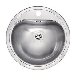 Reginox Atlantis 1.0 Bowl 1TH Stainless Steel Inset/Undermount Kitchen Sink