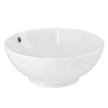 Arezzo Stone Resin Floating Basin Shelf inc. 2 Round Basins - 1200mm Wide 3 Arezzo Stone Resin Floating Basin Shelf inc. 2 Round Basins - 1200mm Wide - Image 3