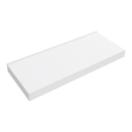 Arezzo Stone Resin Wall Mounted Basin Shelf (1200mm Wide - Matt White) 1 Arezzo Stone Resin Wall Mounted Basin Shelf (1200mm Wide - Matt White)