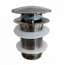 Arezzo Brushed Nickel 360mm Round Stainless Steel Counter Top Basin + Waste -Victorian Plumbing Store AZ360BN D2 460