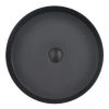 Arezzo Matt Black 360mm Round Stainless Steel Counter Top Basin + Waste