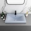 Arezzo 610 x 395mm Matt Blue Rectangular Mid-Edged Inset Basin