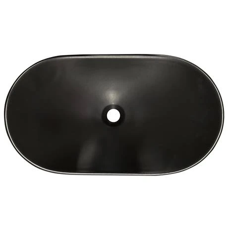 Arezzo Oval Counter Top Basin (620mm Wide - Matt Black) 3 Arezzo Oval Counter Top Basin (620mm Wide - Matt Black) - Image 3