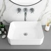Arezzo 500 x 365mm Slim 8-Sided Rectangular Counter Top Basin