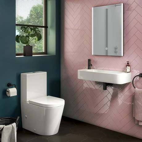 Arezzo 710 x 275mm Curved Wall Hung 1TH Basin 2 Arezzo 710 x 275mm Curved Wall Hung 1TH Basin - Image 2