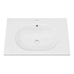 Arezzo 700 Wall Hung Basin with Matt Black Towel Rail Frame 9 Arezzo 700 Wall Hung Basin with Matt Black Towel Rail Frame -Victorian Plumbing Store AZ7BLKFRM d3n 460