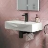 Arezzo 600 x 400 Modern Wall Mounted / Counter Top 1TH Basin