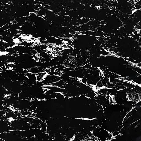 Arezzo 910 Black Marble Effect Worktop with Brushed Brass Wall Mounted Frame 2 Arezzo 910 Black Marble Effect Worktop with Brushed Brass Wall Mounted Frame - Image 2