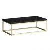 Arezzo 910 Matt Black Stone Resin Worktop with Brushed Brass Wall Mounted Frame