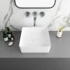 Arezzo 380 x 380mm Gloss White Square Counter Top Basin
