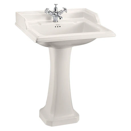 Burlington Medici 650mm Classic Basin and Pedestal 1 Burlington Medici 650mm Classic Basin and Pedestal