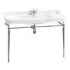 Burlington Edwardian 120cm Basin & Chrome Wash Stand