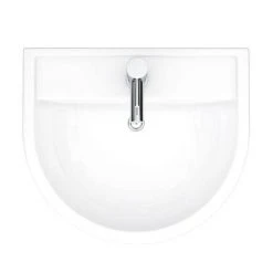 Bianco Modern Wall Hung Basin -Victorian Plumbing Store B420BSP D5 460