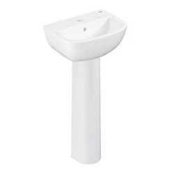 Grohe Bau 450mm 1TH Basin + Full Pedestal