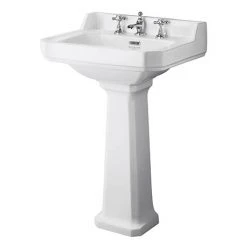 Bayswater Fitzroy Traditional 3TH Basin & Full Pedestal