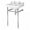 Bayswater Fitzroy 2TH Basin & Chrome Wash Stand