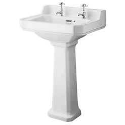 Bayswater Fitzroy Traditional 2TH Basin & Full Pedestal