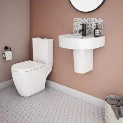 Bianco Modern Wall Hung Basin -Victorian Plumbing Store BBSP d4 460