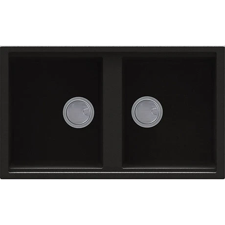 Reginox Best 450 2.0 Bowl Granite Kitchen Sink - Black 1 Reginox Best 450 2.0 Bowl Granite Kitchen Sink - Black