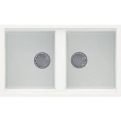 Reginox Best 450 2.0 Bowl Granite Kitchen Sink - White