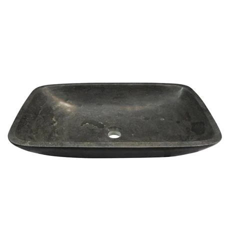 Blue Limestone 600 x 380mm Counter Top Rectangle Basin 0TH - BLST003 3 Blue Limestone 600 x 380mm Counter Top Rectangle Basin 0TH - BLST003 - Image 3