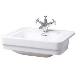Burlington Classic Semi Recessed 58cm Basin - B12
