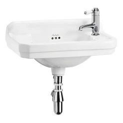Burlington Edwardian 1TH Wall Mounted Cloakroom Basin - B8R