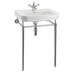Burlington Victorian Large Basin & Chrome Wash Stand