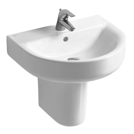Ideal Standard Connect Arc 1TH Basin + Semi Pedestal 1 Ideal Standard Connect Arc 1TH Basin + Semi Pedestal