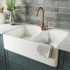 Rangemaster Double Bowl Belfast Ceramic Kitchen Sink
