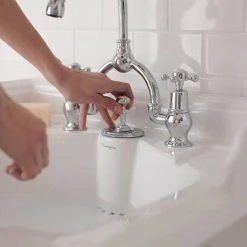 Burlington Classic 650mm 2TH Basin with Invisible Overflow/Waste & Chrome Wash Stand 7 Burlington Classic 650mm 2TH Basin with Invisible Overflow/Waste & Chrome Wash Stand -Victorian Plumbing Store CLINV CHR D3 460