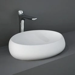 RAK Cloud 58cm Counter Top Basin - Matt White