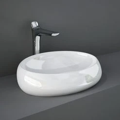 RAK Cloud 58cm Counter Top Basin - Gloss White